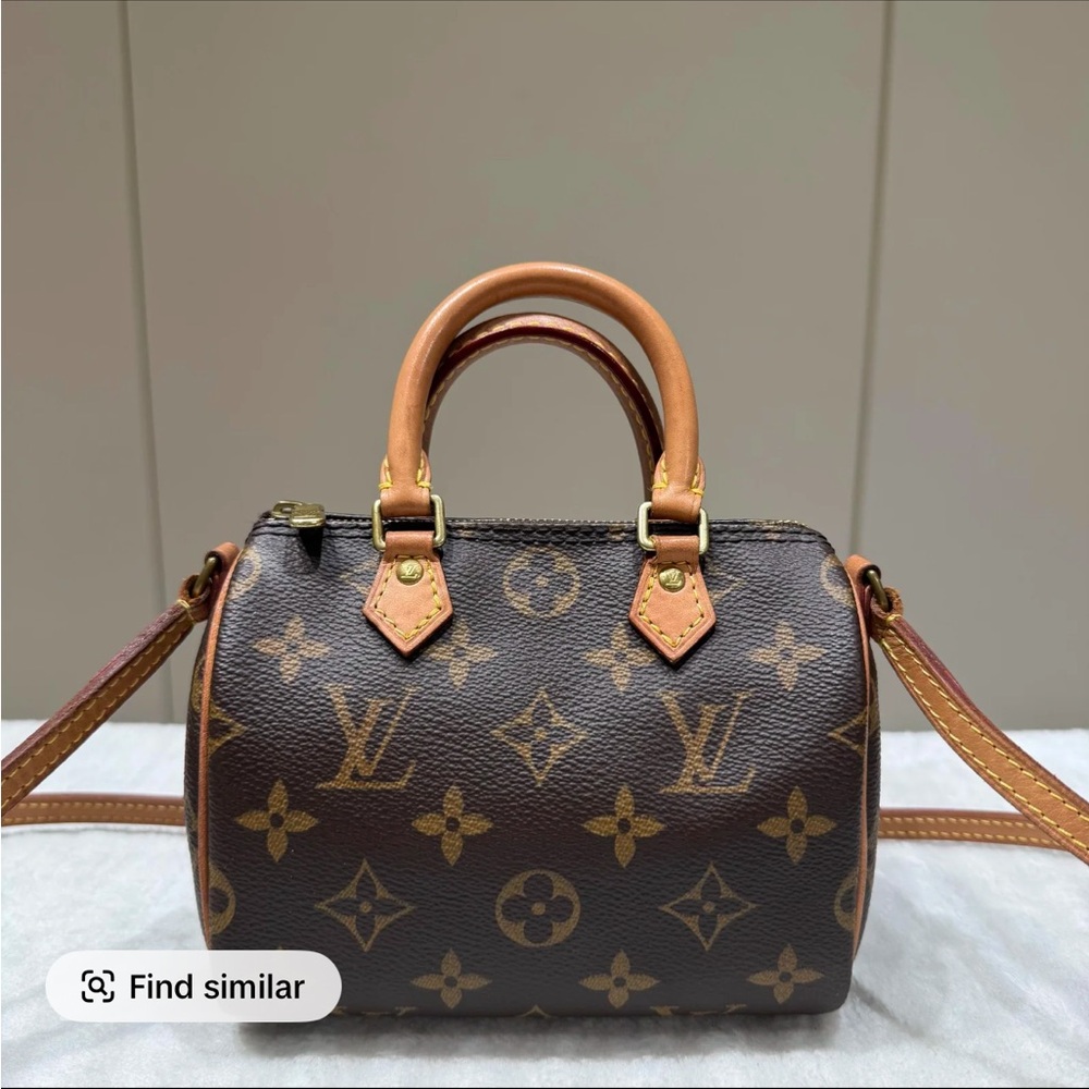 Authentic Louis Vuitton Monogram Speedy Nano